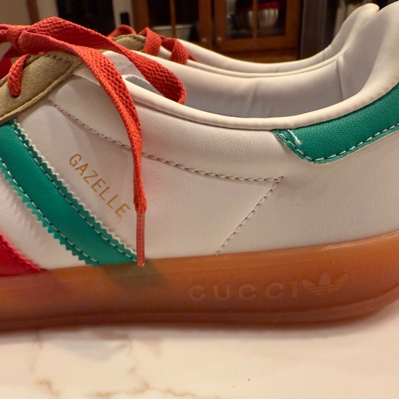 adidas Sneakers in White, Red, Green, and Tan - Picture 7 of 9